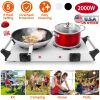Electric Dual Burner Portable Hot Plate