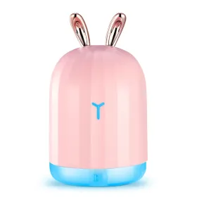 Ultrasonic Cool Mist Humidifier 220ml Air Diffuser Atomizer (Option: Rabbit)