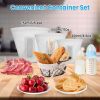 3Pcs Silicone Food Storage Bags Reusable
