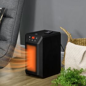 Electric Space Heater for Indoor Use (Option: Black-225x300x390 mm)