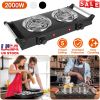 Electric Dual Burner Portable Hot Plate