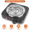 Electric Single Burner Portable Coil Heating Hot Plate