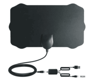 Mini Digital TV Antenna DVB-T2 (Option: Black)