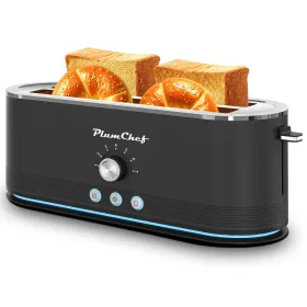 4-Slice Toaster (Option: Black)