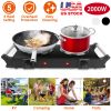 Electric Dual Burner Portable Hot Plate
