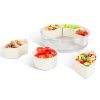 2Pcs Divided Serving Tray