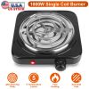 Electric Single Burner Portable Coil Heating Hot Plate