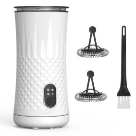 Electric Milk Frother (Option: MilkFrotherWhite)