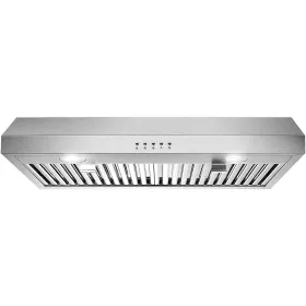 30 Inch Kitchen Under Cabinet Range Hood Silver/Black (Option: Sliver)