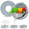 Multifunctional Mixing Bowl with Graters