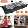 Electric Dual Burner Portable Hot Plate