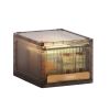 Stackable Storage Bin Plastic Drawer with Lid
