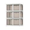 3Pcs Foldable Storage Bins with Lid