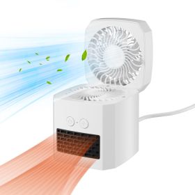 Dual-function Cooling And Heating Fan (Option: White)