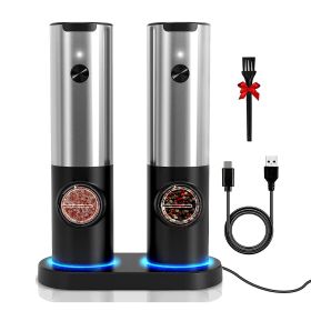Electric Salt and Pepper Grinder LED (Option: PepperGrinder)