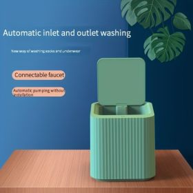 Random Color Fully Automatic Mini Washing Machine (Option: 1PC)