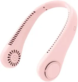 Portable Neck Fan - Rechargeable Personal Fan With Neck Support (Option: 1800mahpink)