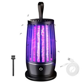 Rechargeable Mosquito Killer Lamp Bug Zapper (Option: Black)
