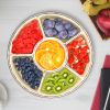 2Pcs Divided Serving Tray