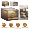 Stackable Storage Bin Plastic Drawer with Lid