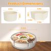 2Pcs Divided Serving Tray