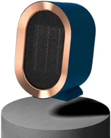 Electric Space Heater - 1200W Energy-Efficient Heater For Indoor Use. (Option: Blue)