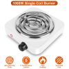 Electric Single Burner Portable Coil Heating Hot Plate