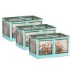 3Pcs Foldable Storage Bins with Lid