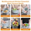 Multifunctional Mixing Bowl with Graters