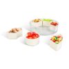 2Pcs Divided Serving Tray
