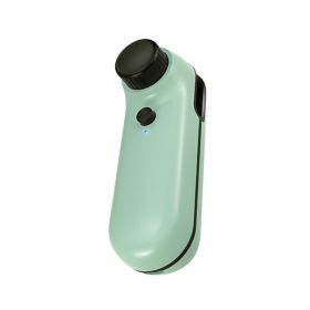 Mini Plastic Bag Sealer; Rechargeable Handheld Heat Vacuum Sealer Machine (Color: Green)