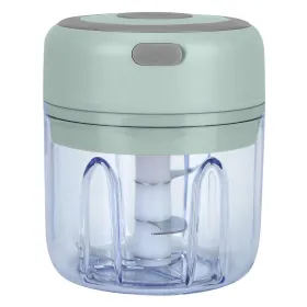 Mini Electric Garlic Chopper Ginger Chopper With 8.45OZ Capacity Cordless (Option: Green)