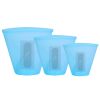 3Pcs Silicone Food Storage Bags Reusable