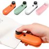 Mini Plastic Bag Sealer; Rechargeable Handheld Heat Vacuum Sealer Machine