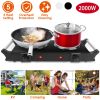 Electric Dual Burner Portable Hot Plate