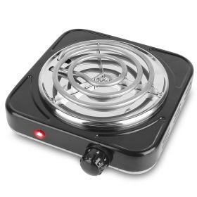 Electric Single Burner Portable Coil Heating Hot Plate (Option: Stove1BurnerBlack)