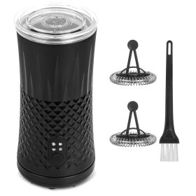 Electric Milk Frother (Option: MilkFrotherBlack)