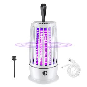 Rechargeable Mosquito Killer Lamp Bug Zapper (Option: White)