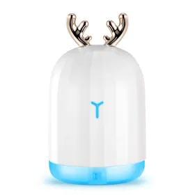 Ultrasonic Cool Mist Humidifier 220ml Air Diffuser Atomizer (Option: Deer)